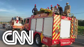 Em cortejo, corpo de Marília Mendonça é levado ao cemitério | CNN Sábado