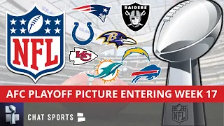 NFL Playoff Picture: AFC Clinching Scenarios, Wild Card Race & Standings Entering Week 17 Before MNF