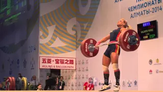 Lydia Valentín (-75kg, Spain) - Snatch Analysis