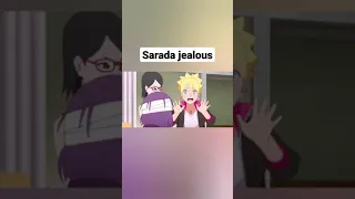 Jealous Sarada😇 #sarada #boruto