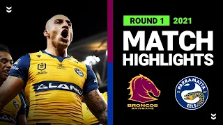 Broncos v Eels Match Highlights | Round 1 2021 | Telstra Premiership | NRL