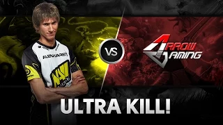 Ultra kill by Dendi vs Arrow @ The International 2014