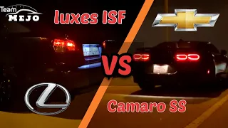 لكزس اي اس اف ضد شيفرولية كمارو اس اس | Lexus Isf vs Camaro SS 2021