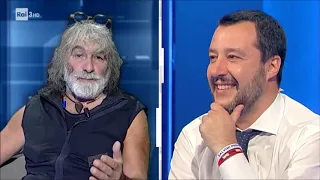 Salvini: "Avevo proposto a Corona di fare il Ministro della montagna" - #cartabianca 04/12/2018