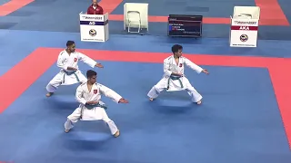 Turkey (TUR) Male Team Kata Gojushiho Dai Karate 1 Series A Athens 2023