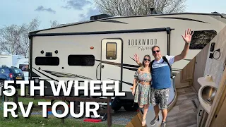 Unveiling Our RV: A Tour of Our Rockwood 2622RK 5th Wheel | RV LIFE | VAN LIFE