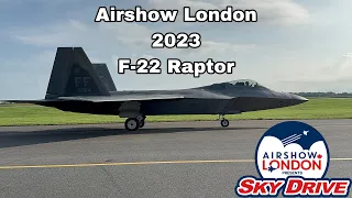 Airshow London SkyDrive 2023 | F-22 Raptor