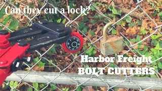 Can Harbor Freight Bolt Cutters cut a lock? 18" Pittsburg Bolt Cutters Item 60683