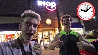 OVERNIGHT IN IHOP CHALLENGE!