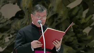 General Audience with Pope Francis, from the Paul VI Audience Hall, Vatican 19 January 2022 HD