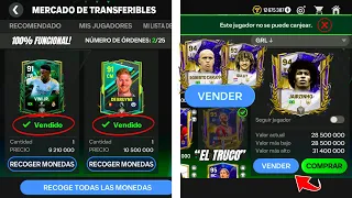 CORRE! & APROVECHA NUEVO BUG / TRUCO PARA VENDER JUGADORES INTRANSFERIBLES EN FC MOBILE!! 🤑