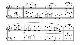 Sonatina in F major second movement