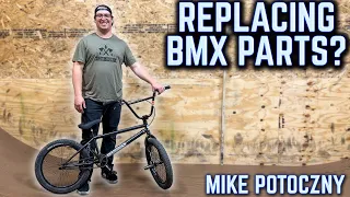 PA BMX LEGEND Mike Potoczny - Replacing Parts & Bike Update
