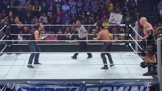 Roman Reigns & Dean Ambrose Vs Seth Rollins & Big Show - WWE Smackdown 09/01/2015 (En Español)