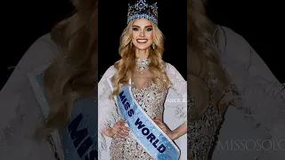 Krystyna Pyszková 👑👑 Biography | 71st Miss World 2024 Winner #missworld #czech #india #queen #shorts