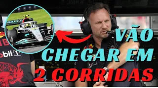 CHEGANDO! | Christian Horner vê Mercedes com HAMILTON e RUSSELL perto em duas corridas.