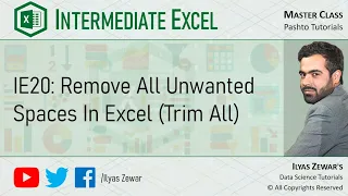 IE20 Remove All Unwanted Spaces In Excel (Trim All)