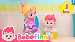 Yes, Yes, Potty Party! for 1hour 💩 | Bebefinn Compilation | Nursery Rhymes & Kids Songs