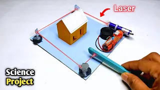 Laser Home Security System🚨 | Best Science Project | Inspire Award Project