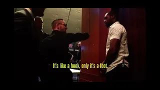 Conor Mcgregor Teaching Jon Jones The Hook Kick 🥊 | Backstage Footage