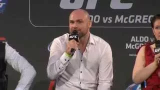 UFC 189: World Tour Press Conference - Dublin Part 2