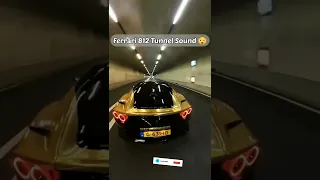|| Ferrari 812 High Speed Tunnel Sound 🔥🔥|| #shorts #ferrari
