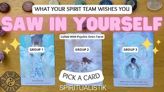 What Your Spirit Guides Wish You Saw In Yourself 🤍✨ PICK A CARD ✨🤍 Collab w/ @psychicsirentarot