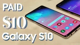 I Only Paid $10! Samsung Galaxy S10 Unboxing!