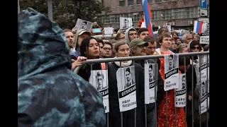 Протесты в Москве