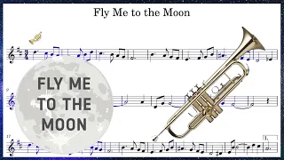 Fly Me to the Moon (Trumpet Sheet Music Play Along!)