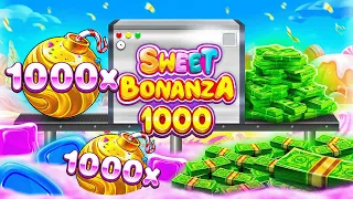БОНУС ЗА 500 000 Р И ALL IN ЗА 400К В БОНАНЗА 1000  Sweet Bonanza 1000  занос  заносы недели