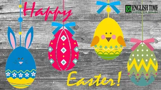 happy easter bunny from english courses