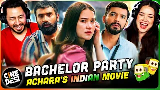 Achara's Indian Movie - BACHELOR PARTY Teaser & Trailer Reaction! | Diganth, Yogi, Achyuth Kumar