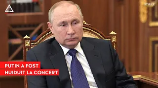 Putin a fost huiduit la concertul unui rapper rus