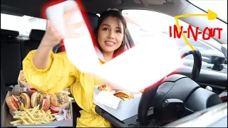 LETTING THE PERSON IN FRONT OF ME DECIDE WHAT I EAT FAIL W/ MY SISTER (IN-N-OUT MUKBANG)