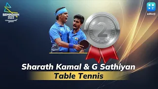 Sharath Kamal & Sathiyan Gnanasekharan fall at final hurdle in Men’s Doubles Table Tennis: CWG 2022