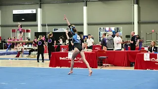 Lily 2022 Level 10 National Championships - Floor 9.90  1st Place