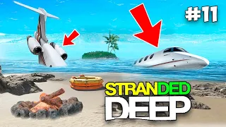 УТОНУВШИЙ САМОЛЁТ - МОТОР ДЛЯ ПЛОТА - ВЫЖИВАНИЕ - Stranded Deep #11