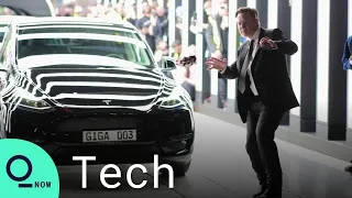 Elon Musk Dances as Tesla Opens First European Factory Near Berlin