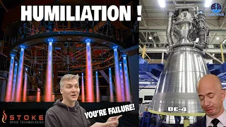 Humiliated! Blue Origin's Ex-employee build a new rocket engine better than BE-4. Stoke space!