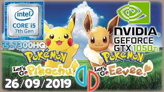 Pokémon Let's Go Eevee on PC Lenovo Y520 i5-7300HQ Yuzu Emulator