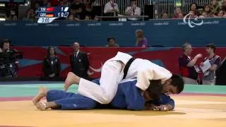 Judo - TUR versus GER - Men -73 kg Preliminary Round of 16  - London 2012 Paralympic Games