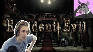 xQc Reacts to Resident Evil (dunkview) by VideoGameDunkey with Twitch Chat