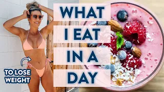 What I Eat In a Day to Lose Weight | full day of eating + recipes