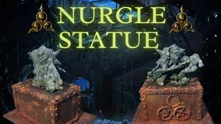 Grimdark Scenery: How to paint a statue dedicated to Nurgle in the Grimdark style