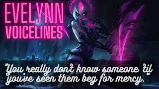 Evelynn Voice Lines English Subtitled - League of Legends