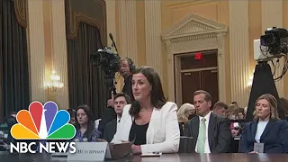 Explosive Jan. 6th Testimony By Trump White House Insider