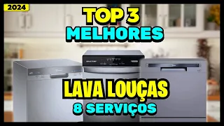 🏆Top 3 Melhores Lava Louças 8 Serviços 2024/Melhor Máquina de Lava Louças Custo Benefício