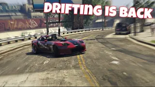 Gta 5 New criminal enterprise update (drifting banshee with low grip tires)