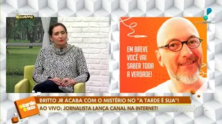 Não convide para a mesma festa: Felipeh Campos e Britto Jr brigam ao vivo no A Tarde é Sua